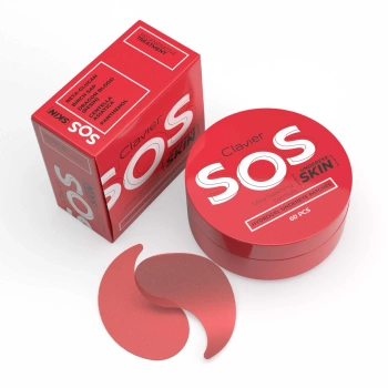 CLAVIER Płatki Żelowe Przeciwzmarszczkowe Pod Oczy SOS Undereye Skin 60 szt.