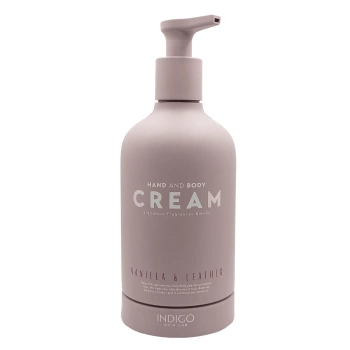 Indigo Krem do Rąk i Ciała - Vanilla & Leather 370ml