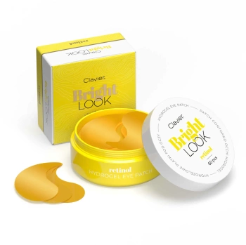 CLAVIER Płatki Żelowe Odświeżająco-Wygładzające Pod Oczy Bright Look Retinol 60 szt.