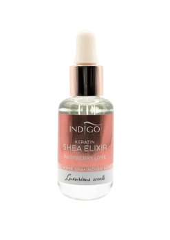 Indigo Oliwka Do Skórek Shea Elixir z keratyną - Raspberry Love