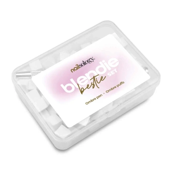 Zestaw do Ombre, 1 OMBRE PEN + 100szt. mini gąbeczek Ombre Puffs, Nailsology Zestaw BLENDIE Bestie Set
