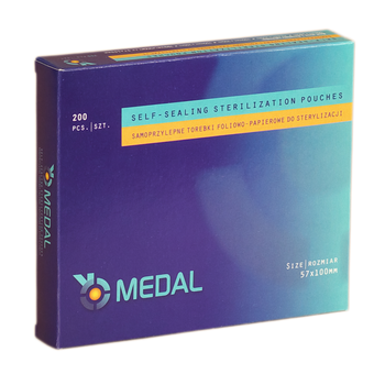 Torebki do Sterylizacji 57x100 Medal 200szt